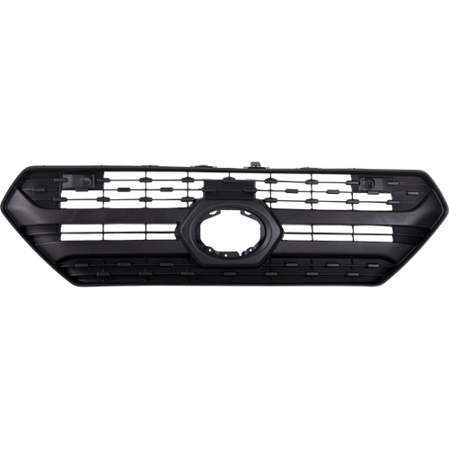 RAV4 19-23 GRILLE, Textured Black, w/o Front View Camera Hole, w/ Parking Aid Sensor Holes, Adventure/Trail/TRD OFF-Road Models