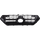 RAV4 19-23 GRILLE, Textured Black, w/o Front View Camera Hole, w/ Parking Aid Sensor Holes, Adventure/Trail/TRD OFF-Road Models
