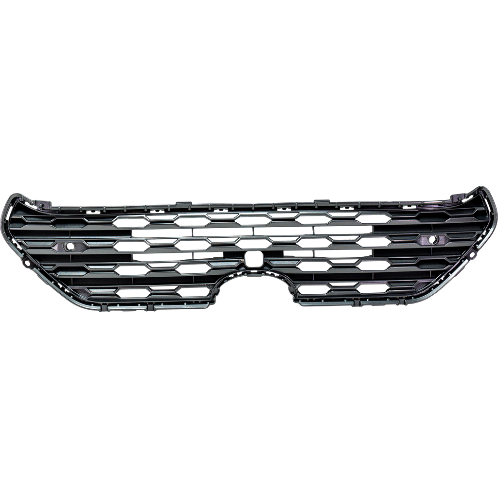 RAV4 19-23 GRILLE, Painted Silver Shell and Insert, w/ Front View Camera Hole, Hybrid/Limited Models