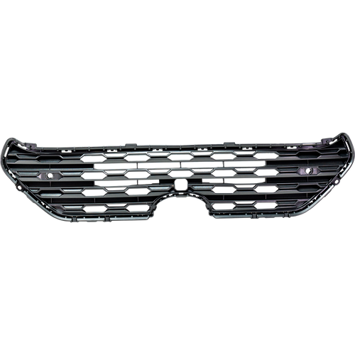 RAV4 19-23 GRILLE, Painted Silver Shell and Insert, w/ Front View Camera Hole, Hybrid/Limited Models