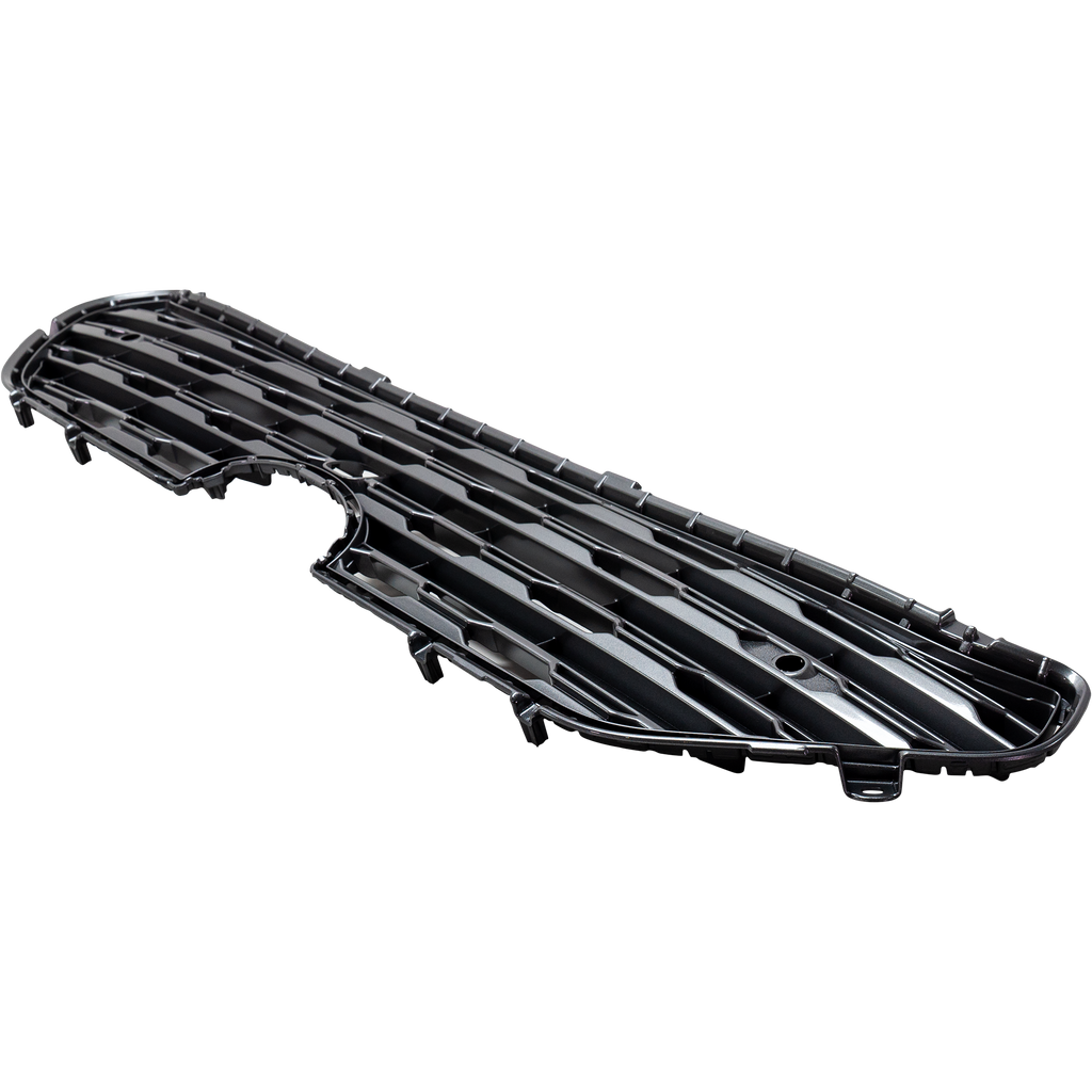 RAV4 19-23 GRILLE, Painted Silver Shell and Insert, w/ Front View Camera Hole, Hybrid/Limited Models