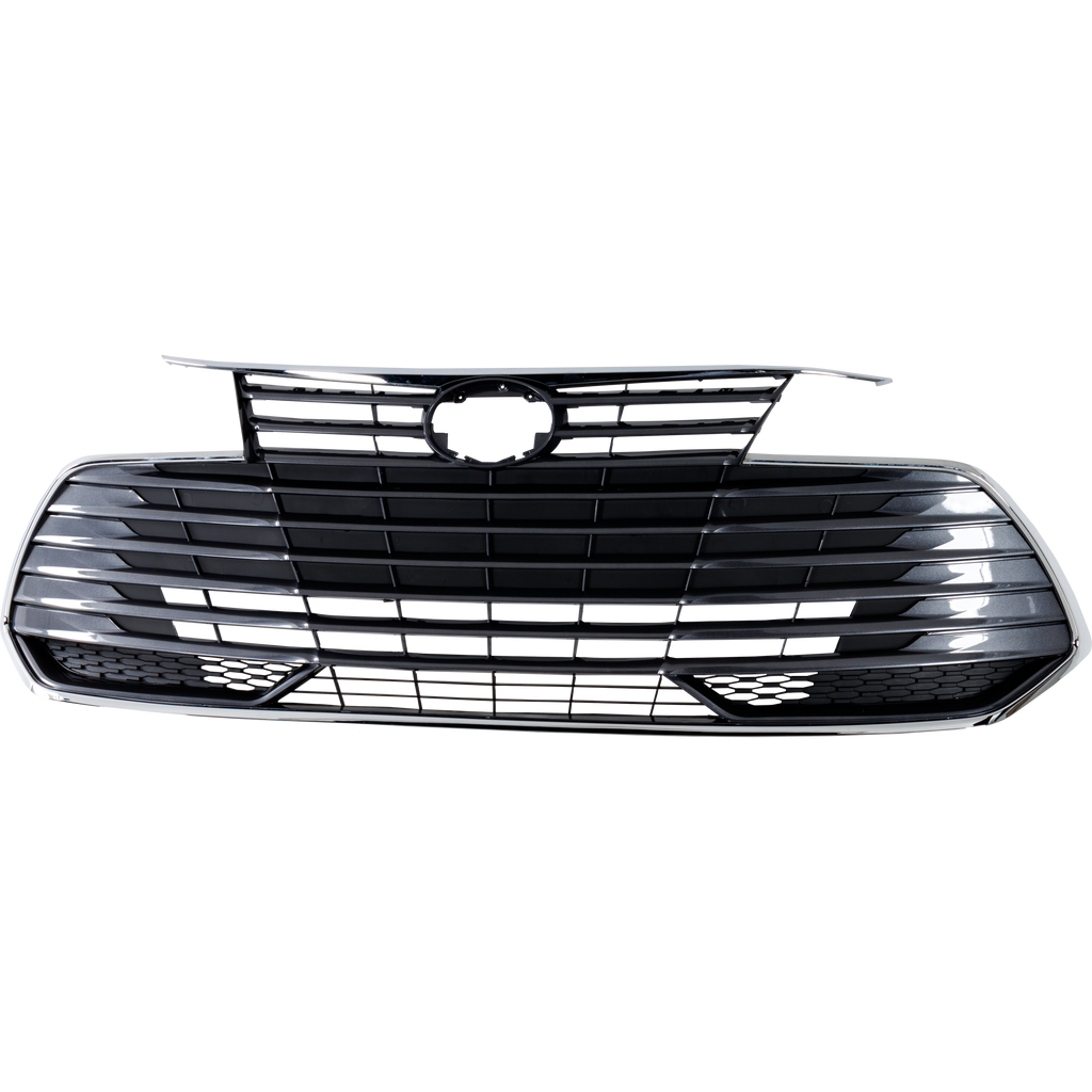 AVALON 19-22 GRILLE, Painted Silver Gray Shell and Insert, w/o Around View Monitor, Limited/XLE/Hybrid Models