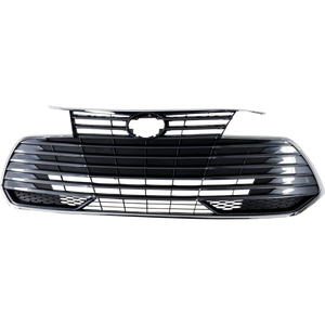 AVALON 19-22 GRILLE, Painted Silver Gray Shell and Insert, w/o Around View Monitor, Limited/XLE/Hybrid Models
