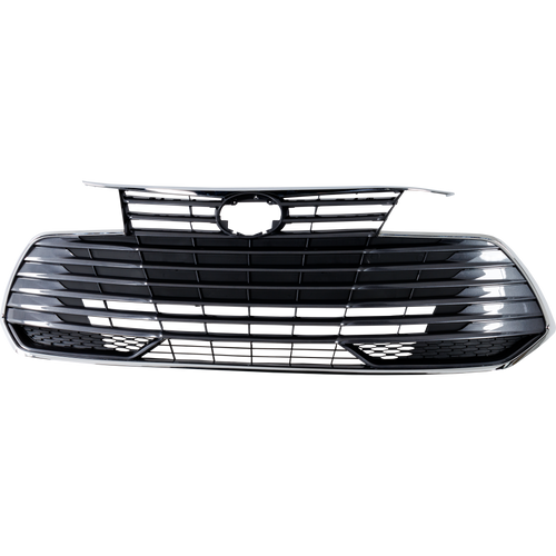 AVALON 19-22 GRILLE, Painted Silver Gray Shell and Insert, w/o Around View Monitor, Limited/XLE/Hybrid Models