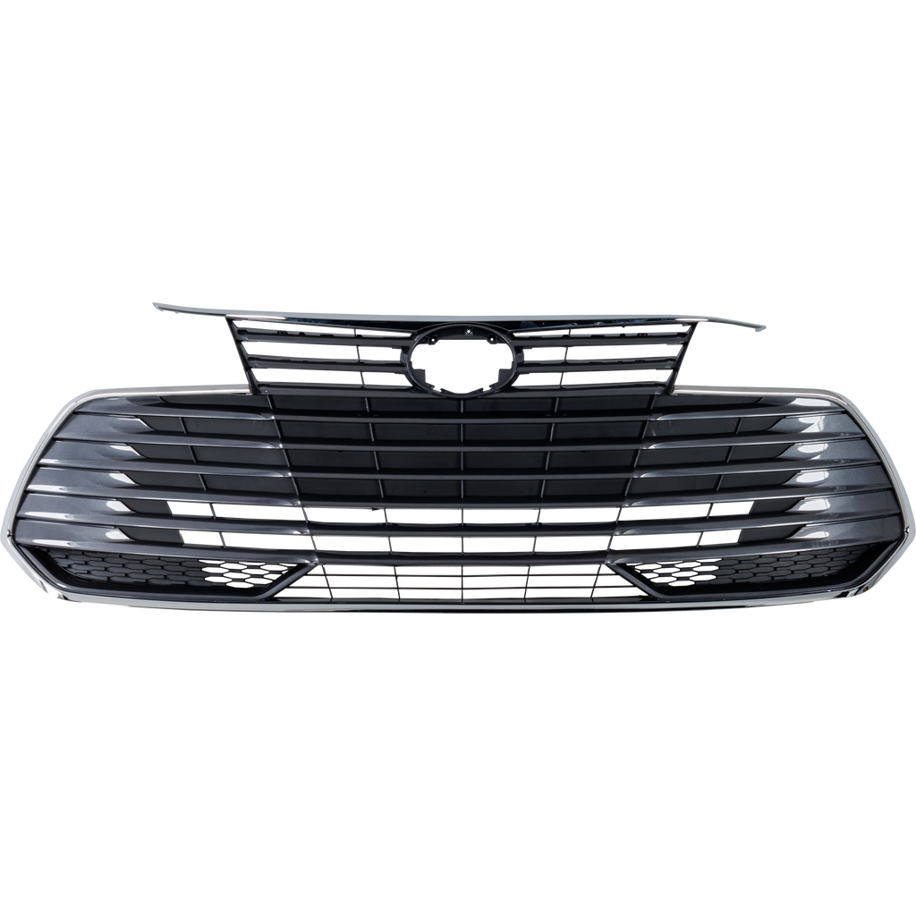 AVALON 19-22 GRILLE, Painted Silver Gray Shell and Insert, w/o Around View Monitor, Limited/XLE/Hybrid Models