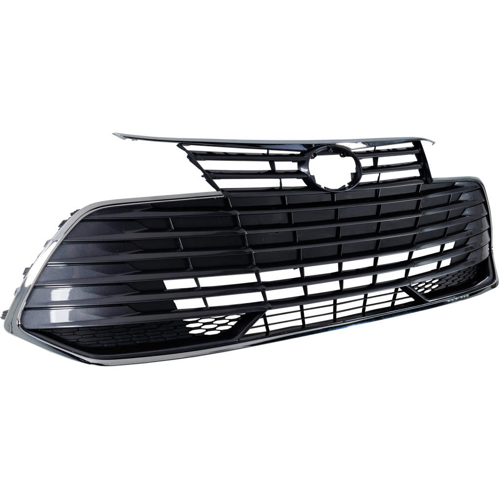 AVALON 19-22 GRILLE, Painted Silver Gray Shell and Insert, w/o Around View Monitor, Limited/XLE/Hybrid Models
