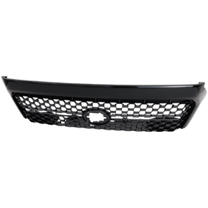 TUNDRA 18-21 GRILLE, Black Frame and Black Insert, w/ Emblem Provision, Nightshade Edition and Trail Pkg.