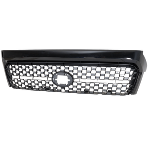 TUNDRA 18-21 GRILLE, Painted Gray Shell and Insert, w/ Black Frame, Standard Type, w/ Front Emblem, w/o Chrome Surround