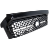 TUNDRA 18-21 GRILLE, Painted Gray Shell and Insert, w/ Black Frame, Standard Type, w/ Front Emblem, w/o Chrome Surround