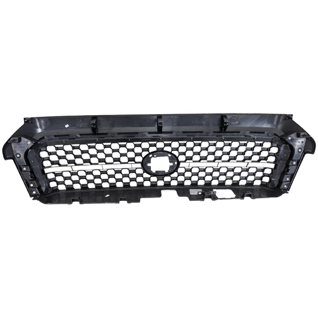 TUNDRA 18-21 GRILLE, Painted Gray Shell and Insert, w/ Black Frame, Standard Type, w/ Front Emblem, w/o Chrome Surround