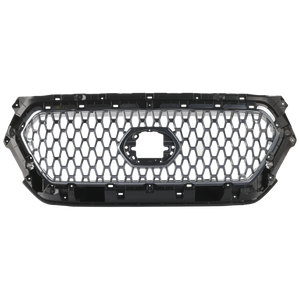 TACOMA 18-19 GRILLE, Chrome Shell and Insert, w/ Chrome Black Frame, w/ Front Emblem, w/o Trail Edition, TRD Sport/TRD Off-Road Models - CAPA
