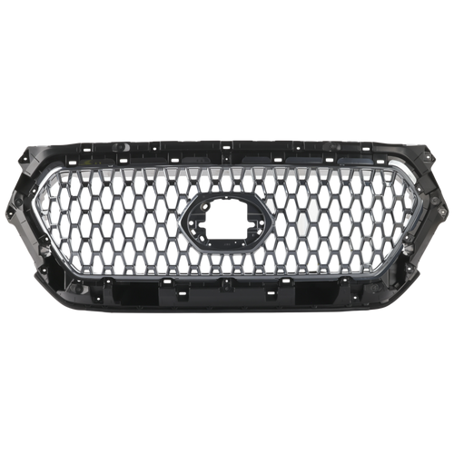 TACOMA 18-19 GRILLE, Chrome Shell and Insert, w/ Chrome Black Frame, w/ Front Emblem, w/o Trail Edition, TRD Sport/TRD Off-Road Models - CAPA