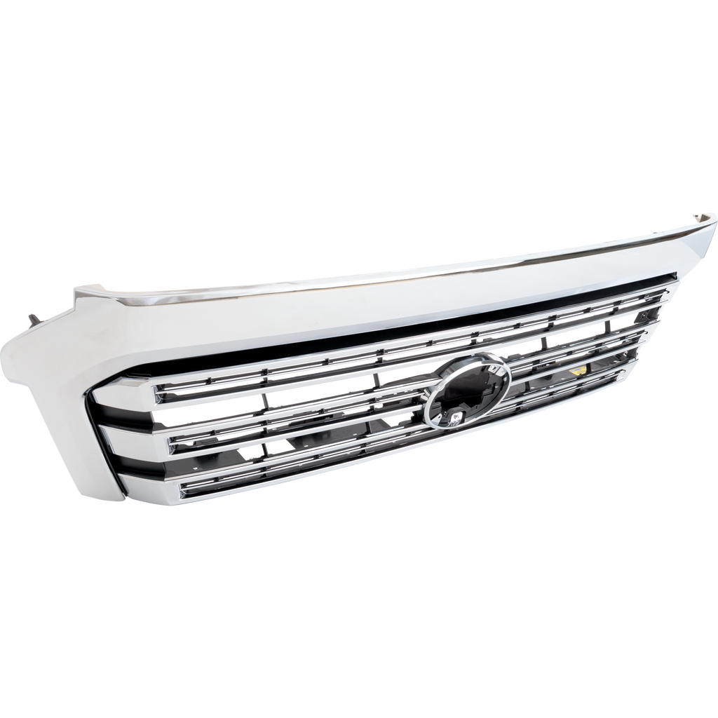 TUNDRA 18-21 GRILLE, Paint to Match, w/ Chrome Molding, Billet Type, w/ Front Emblem, w/ Chrome Surround - CAPA