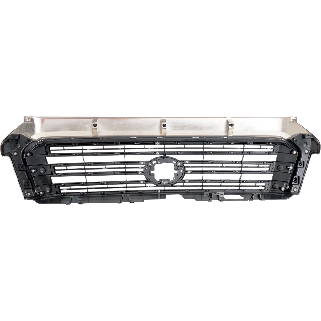 TUNDRA 18-21 GRILLE, Paint to Match, w/ Chrome Molding, Billet Type, w/ Front Emblem, w/ Chrome Surround - CAPA