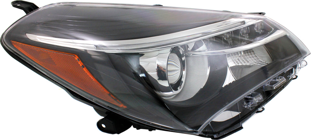 YARIS 15-17 HEAD LAMP RH, Lens and Housing, Halogen, SE Model, Projector Type, w/ LED Daytime Running Light