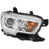 TACOMA 19-23 HEAD LAMP RH, Assembly, Halogen, Chrome Interior, w/o LED Daytime Running Light, w/o Fog Light Holes - CAPA