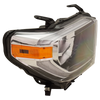 TUNDRA 18-21 HEAD LAMP RH, Assembly, LED, Chrome Interior, w/o Smoked Chrome Accent - CAPA