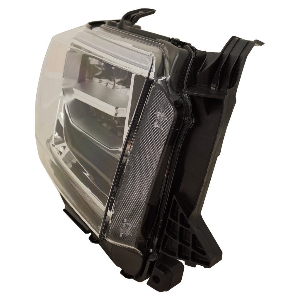 TUNDRA 18-21 HEAD LAMP RH, Assembly, LED, Chrome Interior, w/o Smoked Chrome Accent - CAPA