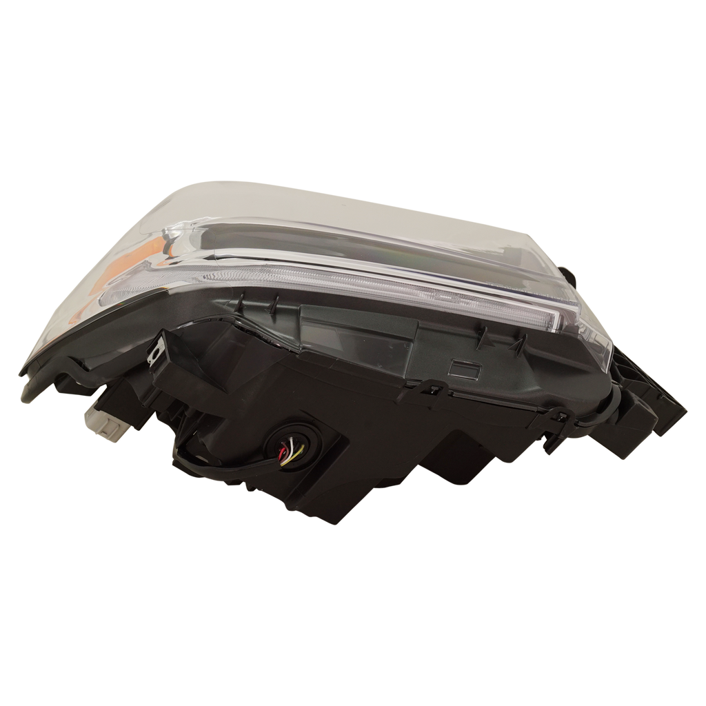 TUNDRA 18-21 HEAD LAMP RH, Assembly, LED, Chrome Interior, w/o Smoked Chrome Accent - CAPA
