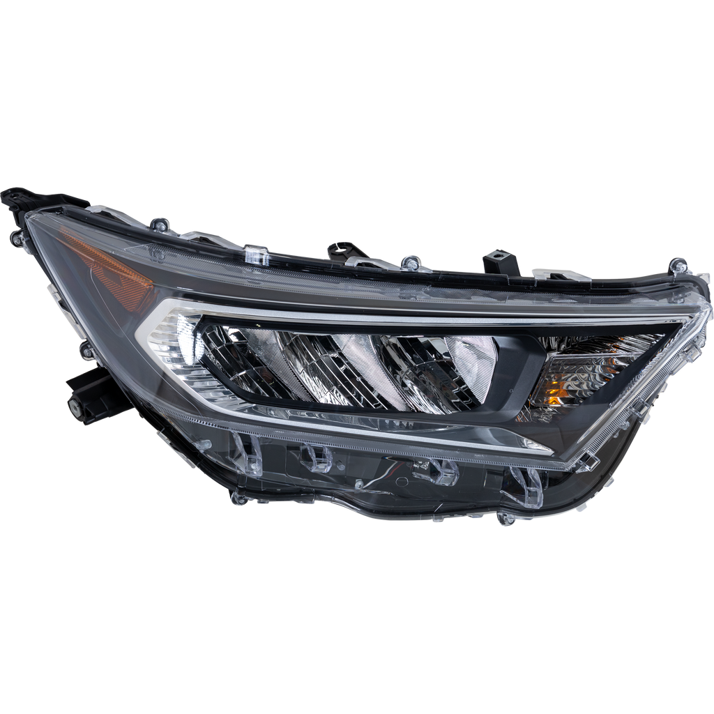 RAV4 19-21 HEAD LAMP RH, Assembly, LED, Chrome Bezel, North America Built Vehicle, Adventure/Limited,/Trail/TRD Off-Road/XLE/XLE Premium Models - CAPA