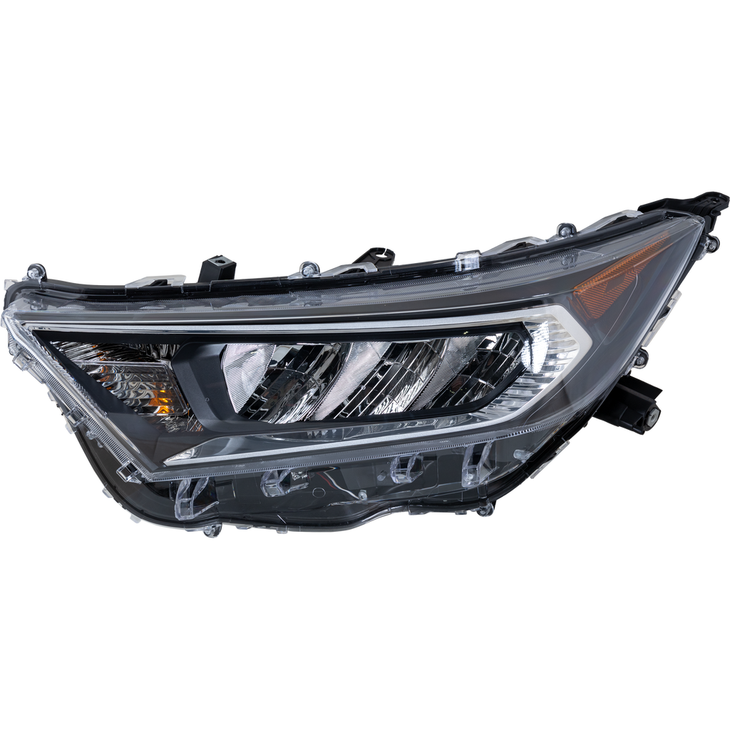 RAV4 19-21 HEAD LAMP LH, Assembly, LED, Chrome Bezel, North America Built Vehicle, Adventure/Limited,/Trail/TRD Off-Road/XLE/XLE Premium Models - CAPA