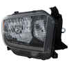 TUNDRA 14-19 HEAD LAMP RH AND LH, Lens and Housing, LED, w/ Daytime Running Light, Black Bezel, 2-Piece