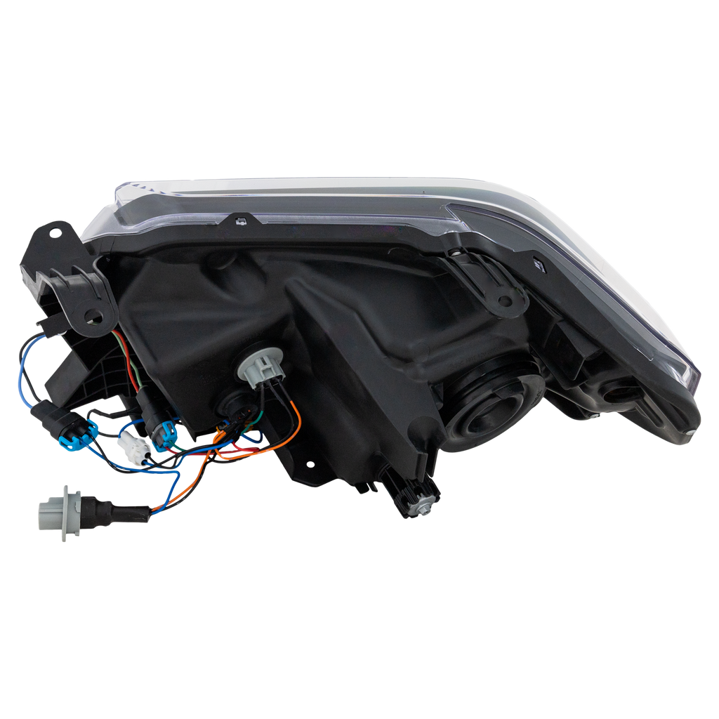 TUNDRA 14-19 HEAD LAMP RH AND LH, Lens and Housing, LED, w/ Daytime Running Light, Black Bezel, 2-Piece