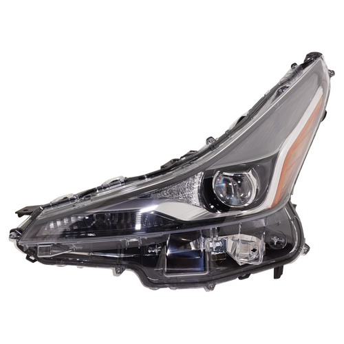 PRIUS 19-22 HEAD LAMP LH, Assembly, LED, w/o Fog Light Holes, w/o 20th Anniversary Edition, w/o Nightshade Edition, w/o Adaptive Headlights, w/o Fog Light Holes