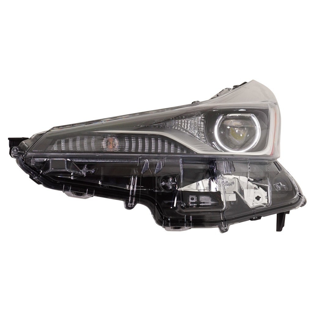 PRIUS 19-22 HEAD LAMP LH, Assembly, LED, w/o Fog Light Holes, w/o 20th Anniversary Edition, w/o Nightshade Edition, w/o Adaptive Headlights, w/o Fog Light Holes
