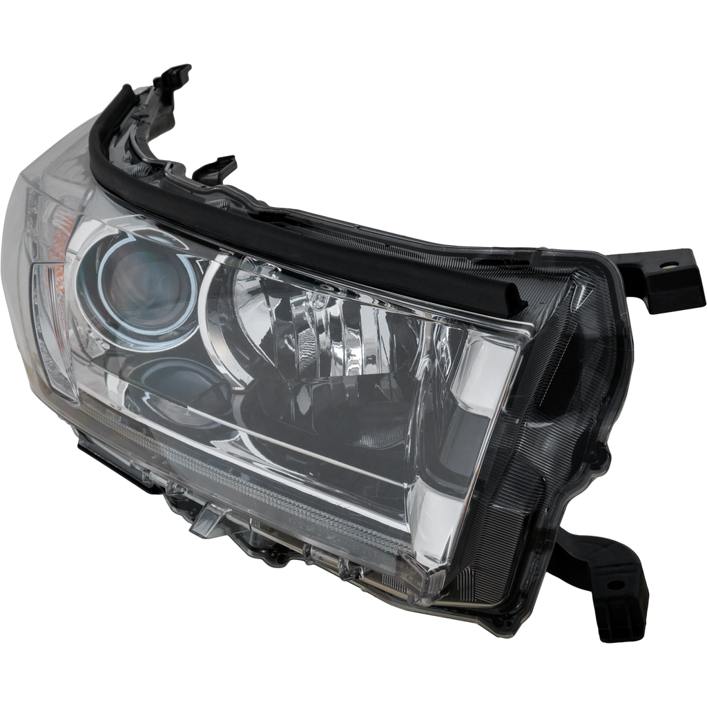 HIGHLANDER 17-18 HEAD LAMP RH, Assembly, w/ Smoked Chrome Accent, w/ LED Daytime Running Light