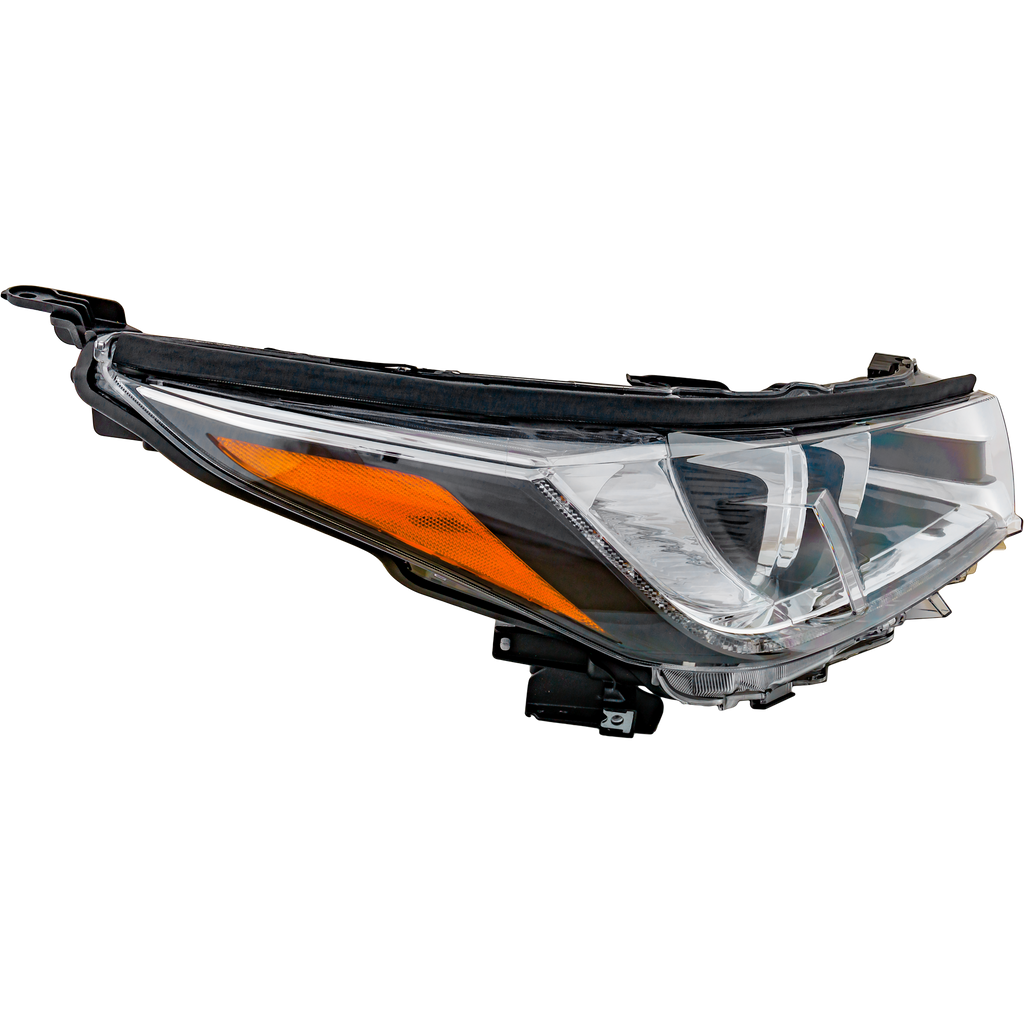 HIGHLANDER 17-18 HEAD LAMP RH, Assembly, w/ Smoked Chrome Accent, w/ LED Daytime Running Light