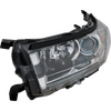 HIGHLANDER 17-18 HEAD LAMP LH, Assembly, w/ Smoked Chrome Accent, w/ LED Daytime Running Light