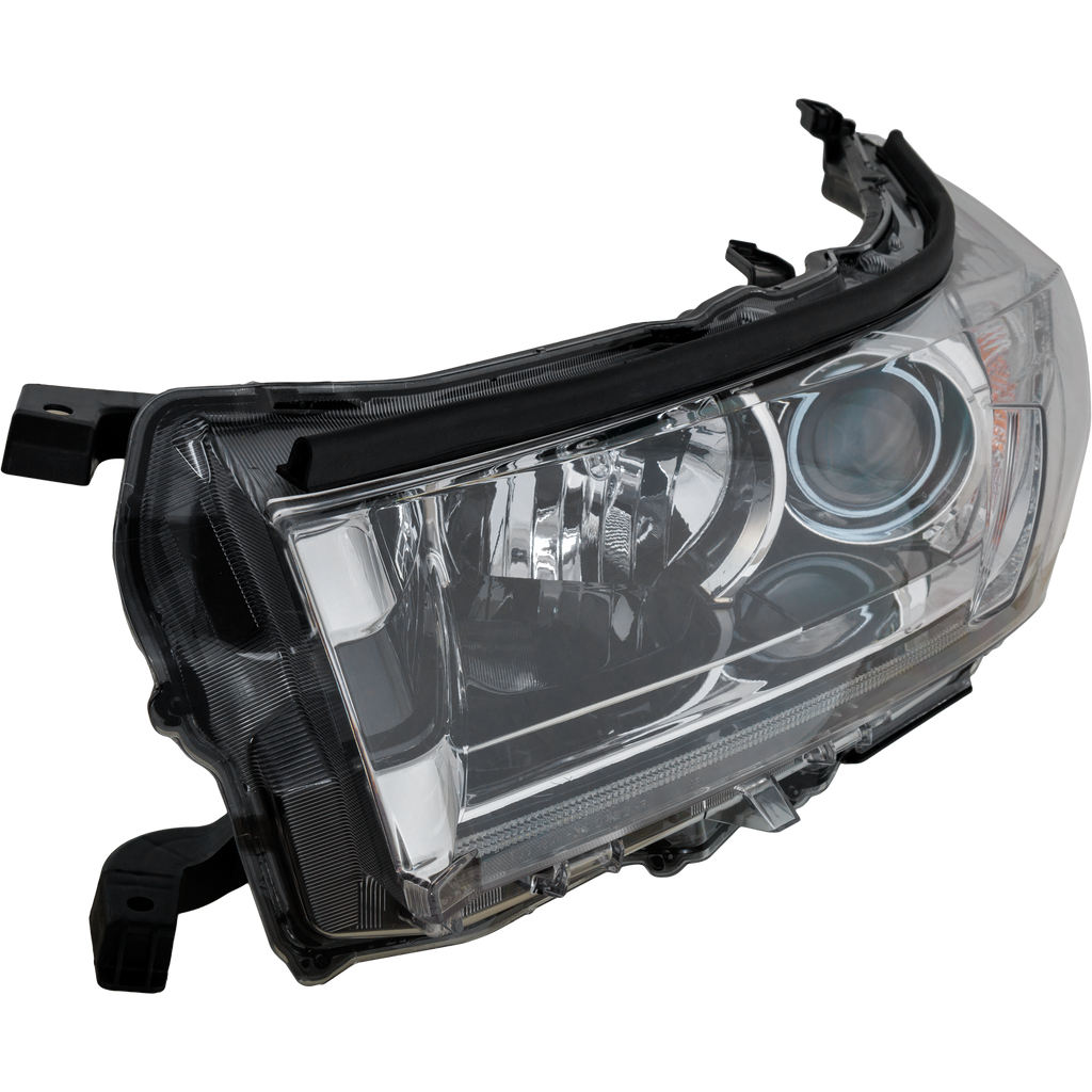 HIGHLANDER 17-18 HEAD LAMP LH, Assembly, w/ Smoked Chrome Accent, w/ LED Daytime Running Light
