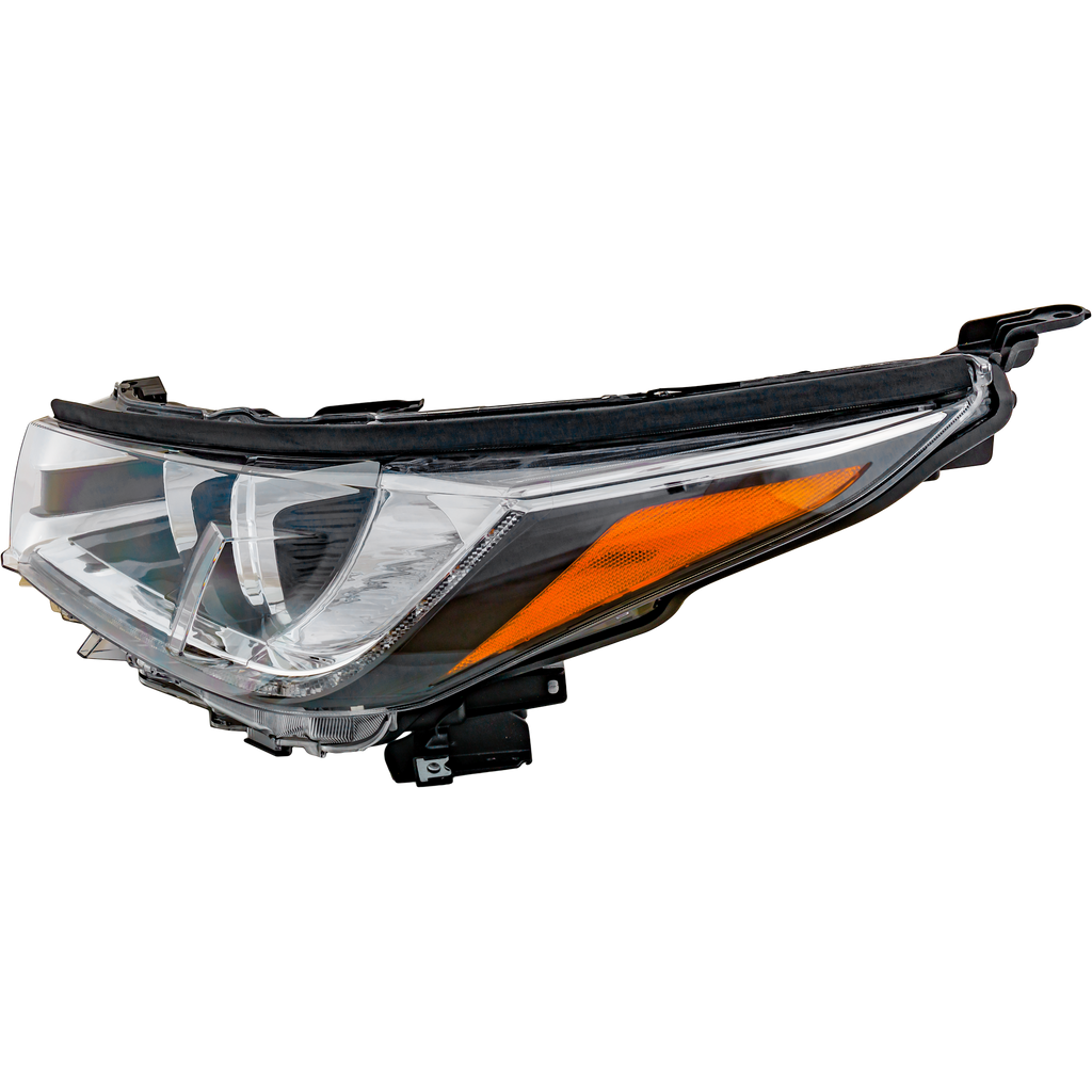 HIGHLANDER 17-18 HEAD LAMP LH, Assembly, w/ Smoked Chrome Accent, w/ LED Daytime Running Light