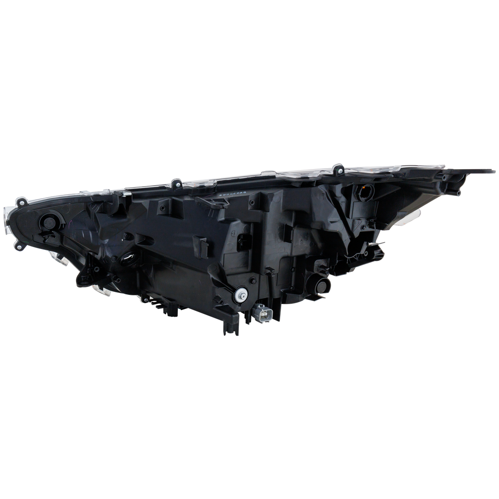 RAV4 19-22 HEAD LAMP RH, Lens and Housing, LED, w/ Adaptive Headlight, Black Bezel, Japan Built Vehicle, LE Model - CAPA