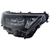 RAV4 19-22 HEAD LAMP RH, Lens and Housing, LED, w/ Adaptive Headlight, Black Bezel, Japan Built Vehicle, LE Model - CAPA