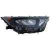 RAV4 19-22 HEAD LAMP RH, Lens and Housing, LED, w/ Adaptive Headlight, Black Bezel, Japan Built Vehicle, LE Model