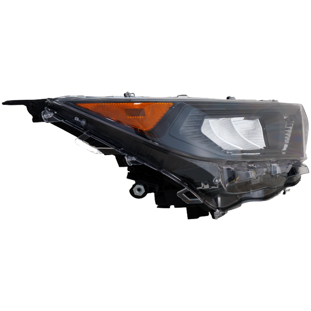 RAV4 19-22 HEAD LAMP RH, Lens and Housing, LED, w/ Adaptive Headlight, Black Bezel, Japan Built Vehicle, LE Model