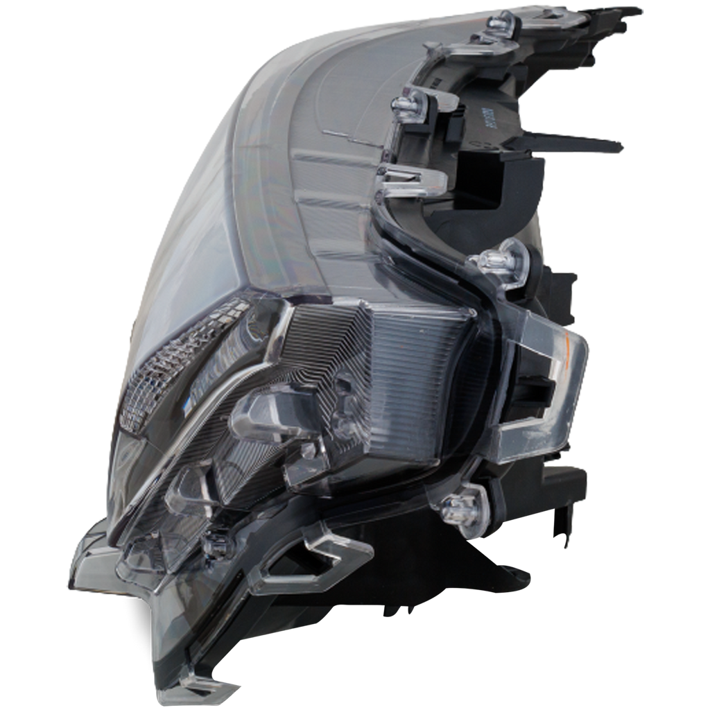 RAV4 19-22 HEAD LAMP RH, Lens and Housing, LED, w/ Adaptive Headlight, Black Bezel, Japan Built Vehicle, LE Model