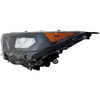 RAV4 19-22 HEAD LAMP LH, Lens and Housing, LED, w/ Adaptive Headlight, Black Bezel, Japan Built Vehicle, LE Model - CAPA