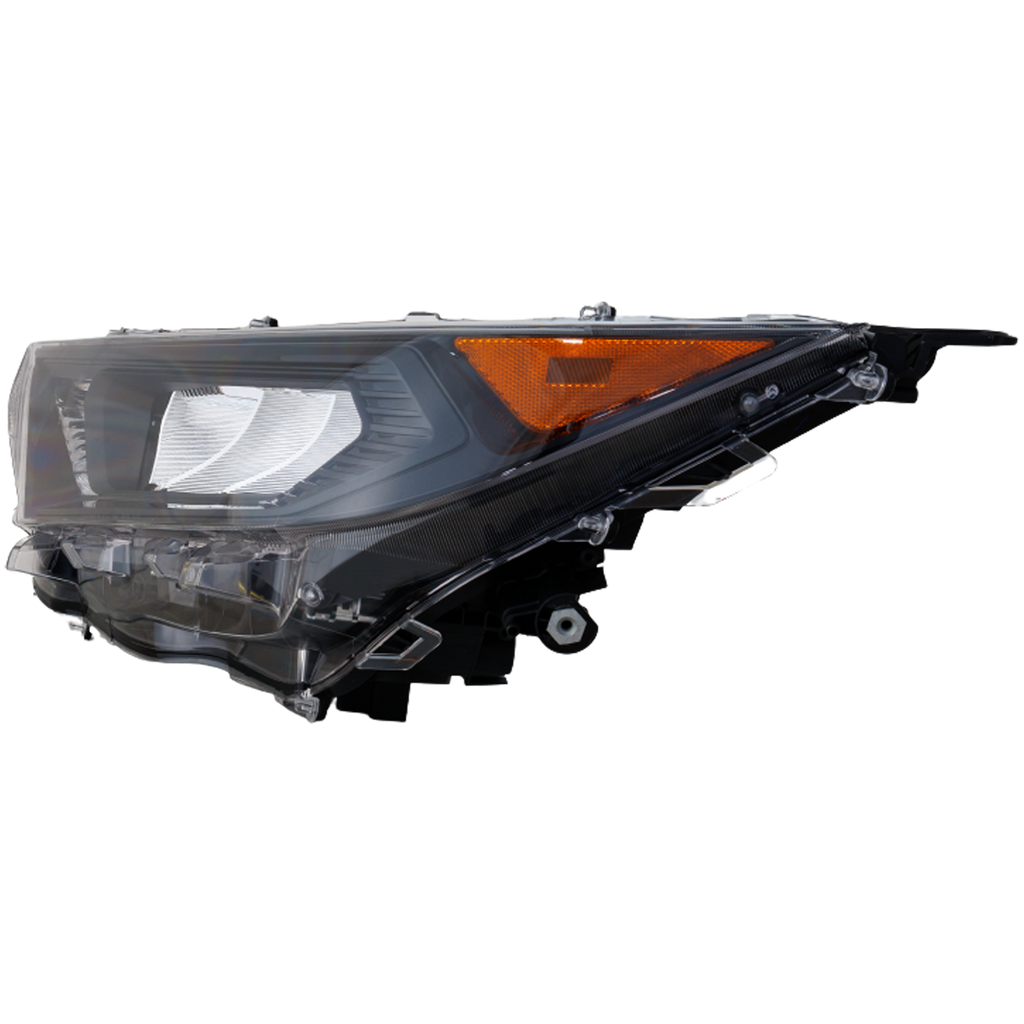 RAV4 19-22 HEAD LAMP LH, Lens and Housing, LED, w/ Adaptive Headlight, Black Bezel, Japan Built Vehicle, LE Model - CAPA