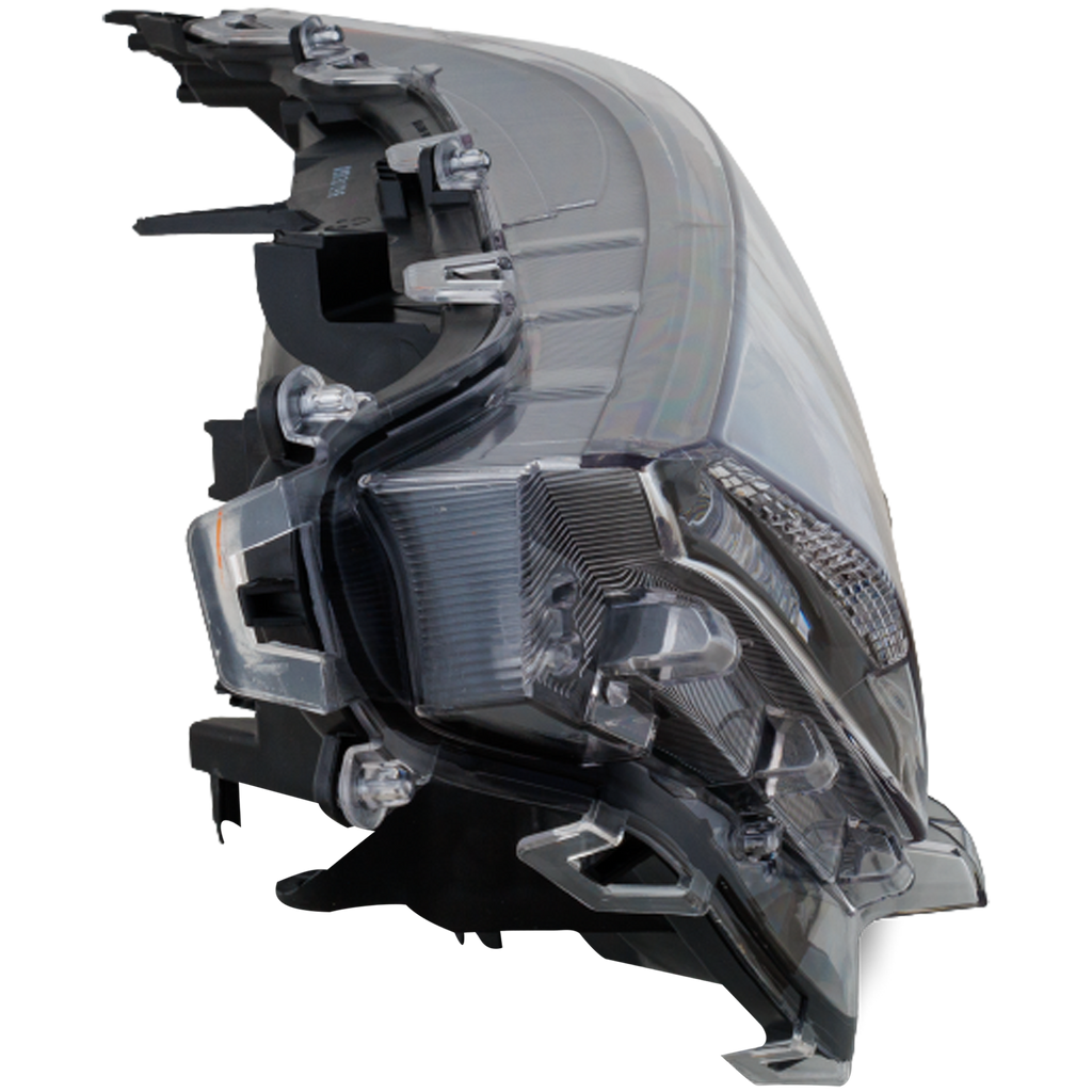 RAV4 19-22 HEAD LAMP LH, Lens and Housing, LED, w/ Adaptive Headlight, Black Bezel, Japan Built Vehicle, LE Model - CAPA