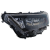 RAV4 19-22 HEAD LAMP LH, Lens and Housing, LED, w/ Adaptive Headlight, Black Bezel, Japan Built Vehicle, LE Model - CAPA