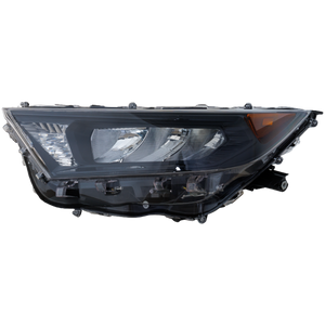 RAV4 19-22 HEAD LAMP LH, Lens and Housing, LED, w/ Adaptive Headlight, Black Bezel, Japan Built Vehicle, LE Model