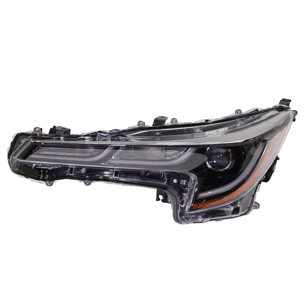 COROLLA 19-22 HEAD LAMP LH, Lens and Housing, LED, w/o Adaptive Headlight, (SE/XLE/XSE Models, Sedan, Japan Built Vehicle)/(Hatchback, w/o Nightshade Edition) - CAPA