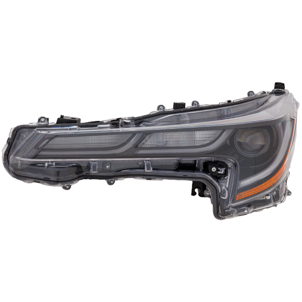 COROLLA 20-23 HEAD LAMP LH, Lens and Housing, LED, w/o Adaptive Headlamps, w/ Nightshade Edition, Hatchback - CAPA