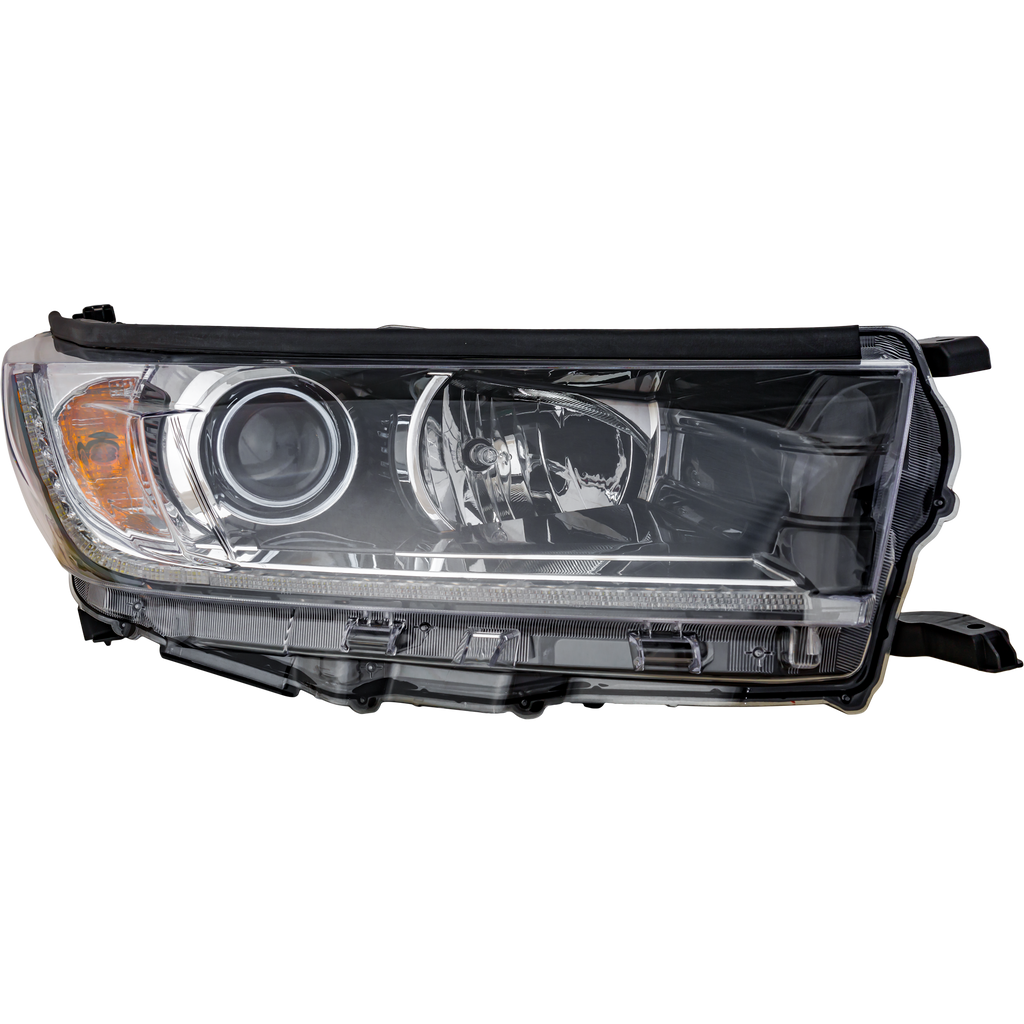 HIGHLANDER 17-18 HEAD LAMP RH, Assembly, w/o Smoked Chrome Accent