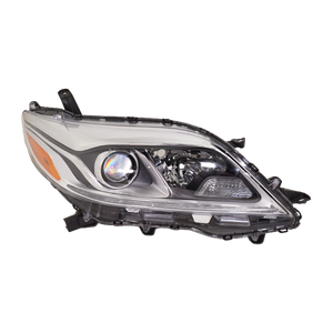 SIENNA 15-20 HEAD LAMP RH, Lens and Housing, HID, w/o HID Kit