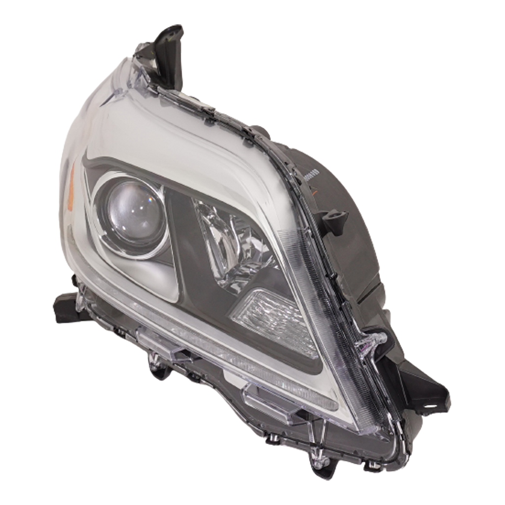 SIENNA 15-20 HEAD LAMP RH, Lens and Housing, HID, w/o HID Kit