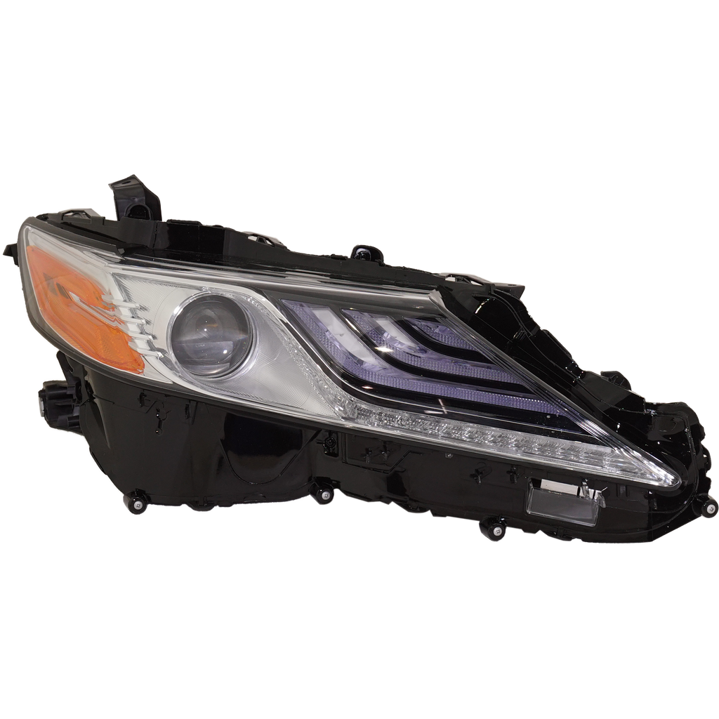 CAMRY 19-19 HEAD LAMP RH, Assembly, LED, XLE, w/ LED Signal Light/(Hybrid XLE, w/o Adaptive Headlights) Models